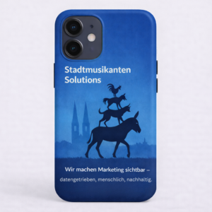 Handyhülle Blau - Stadtmusikanten Solutions - Ultradünn